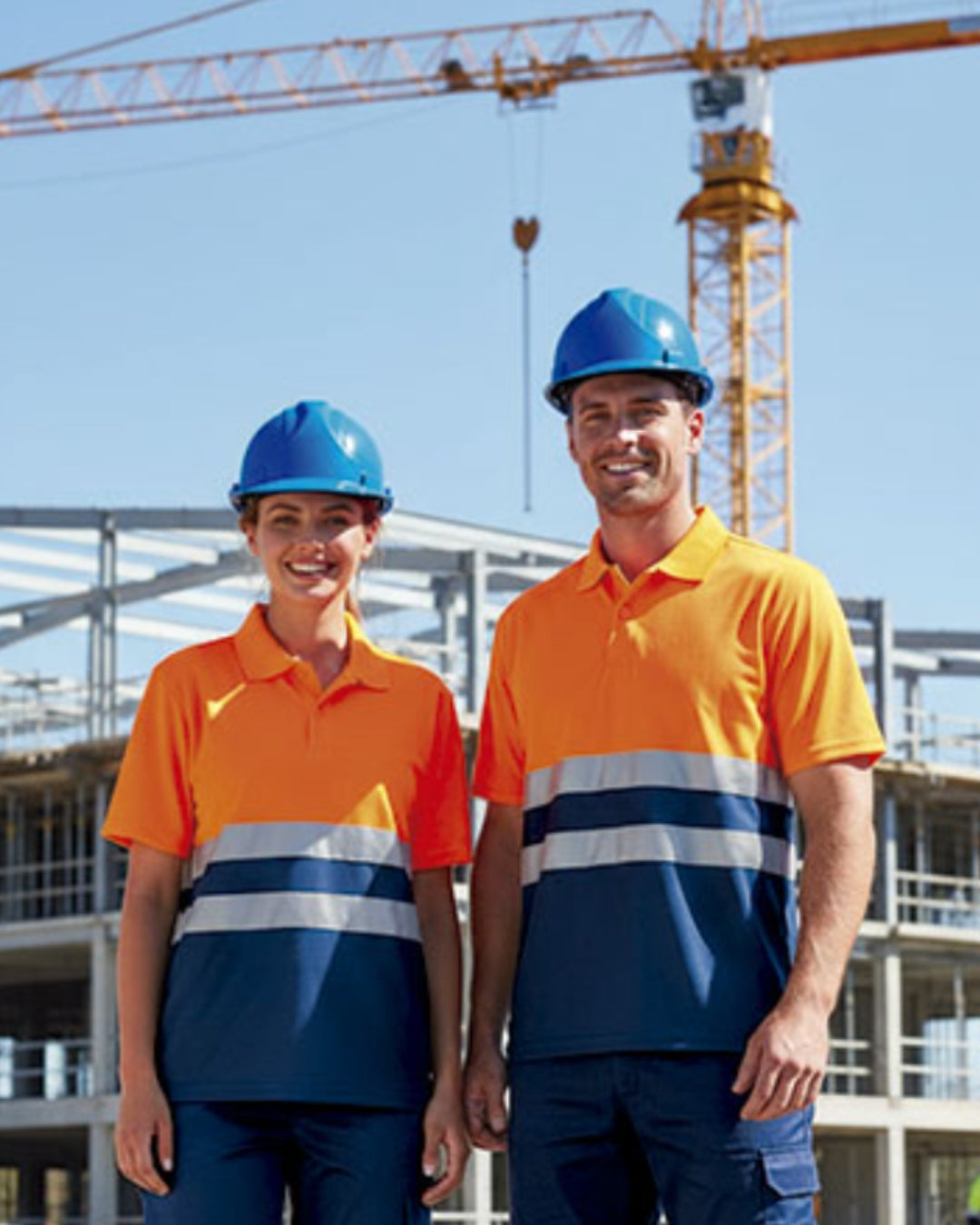 Polo manica corta ad alta visibilitá BUILD