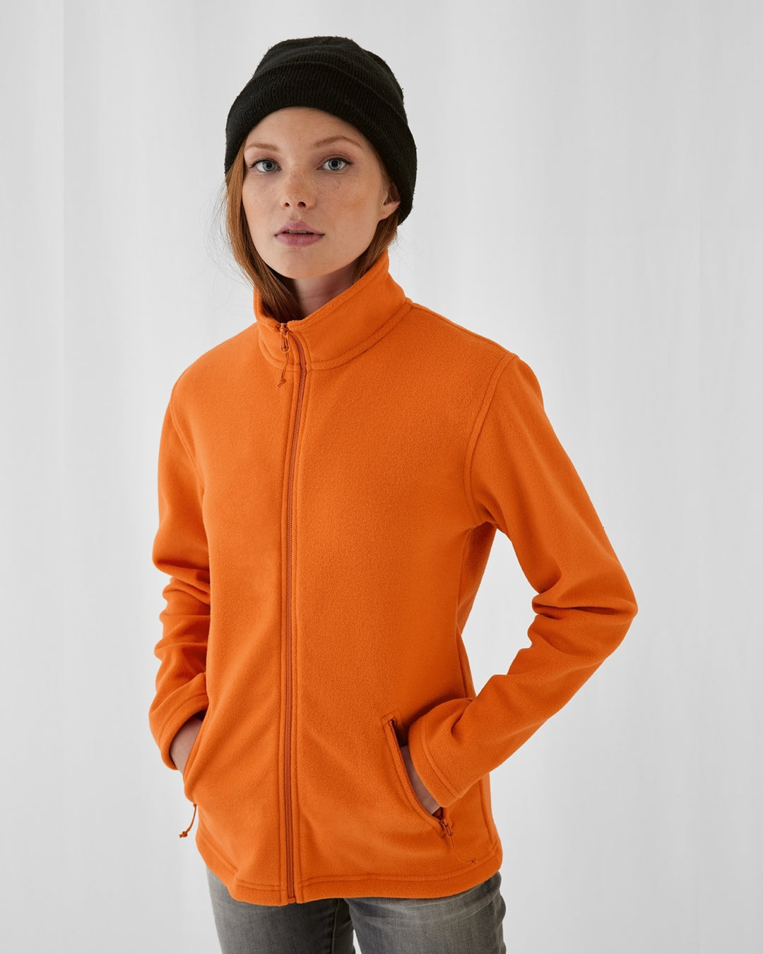 Donna micropile zip lunga CFWI51