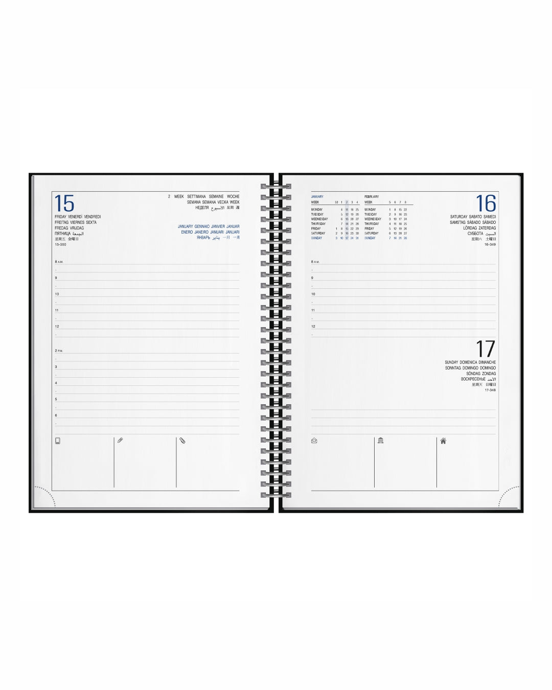Agenda giornaliera 15x21 termovirante 07027