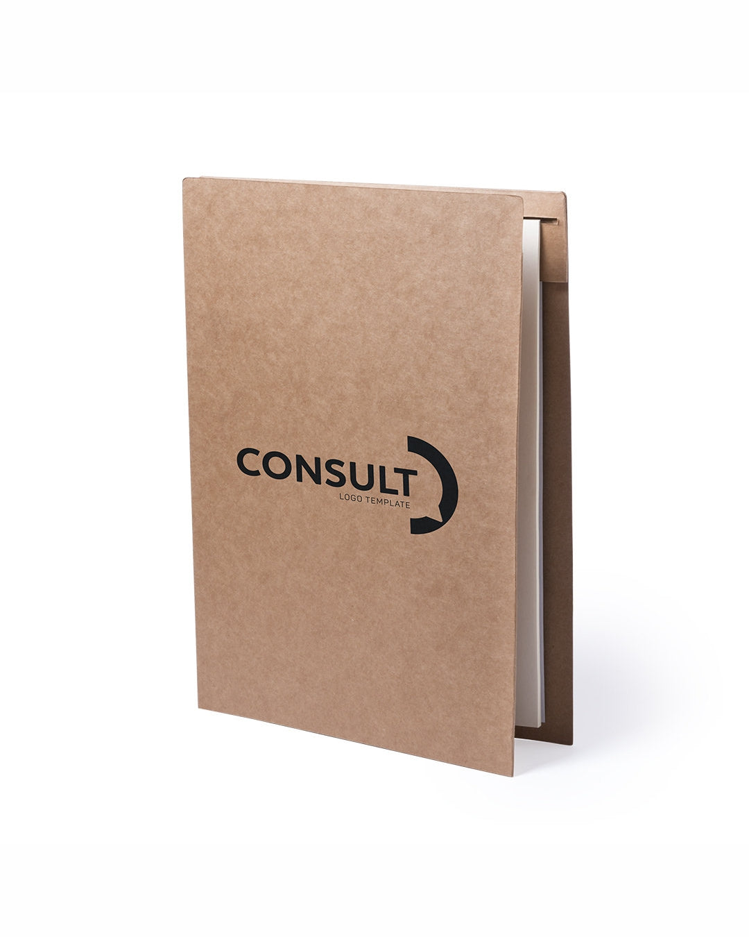 Cartellina in cartone riciclato con blocco e penna 31 5628