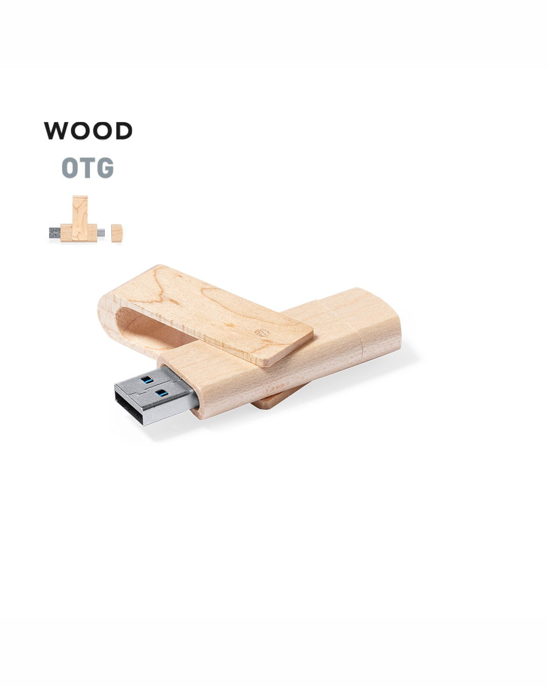 Chiavetta USB OTG in Legno 16GB 06009