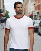 COMBI T-Shirt girocollo bicolore