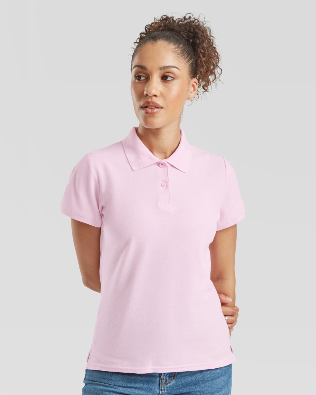 Polo donna pique' premium manica corta F63030