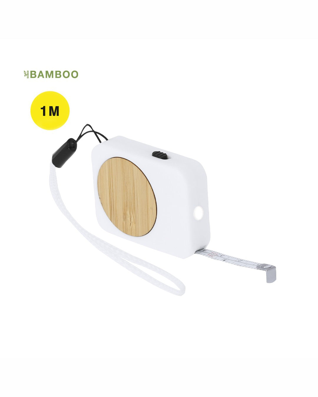 Flessometro 1 mt bambù con luce 31 21674