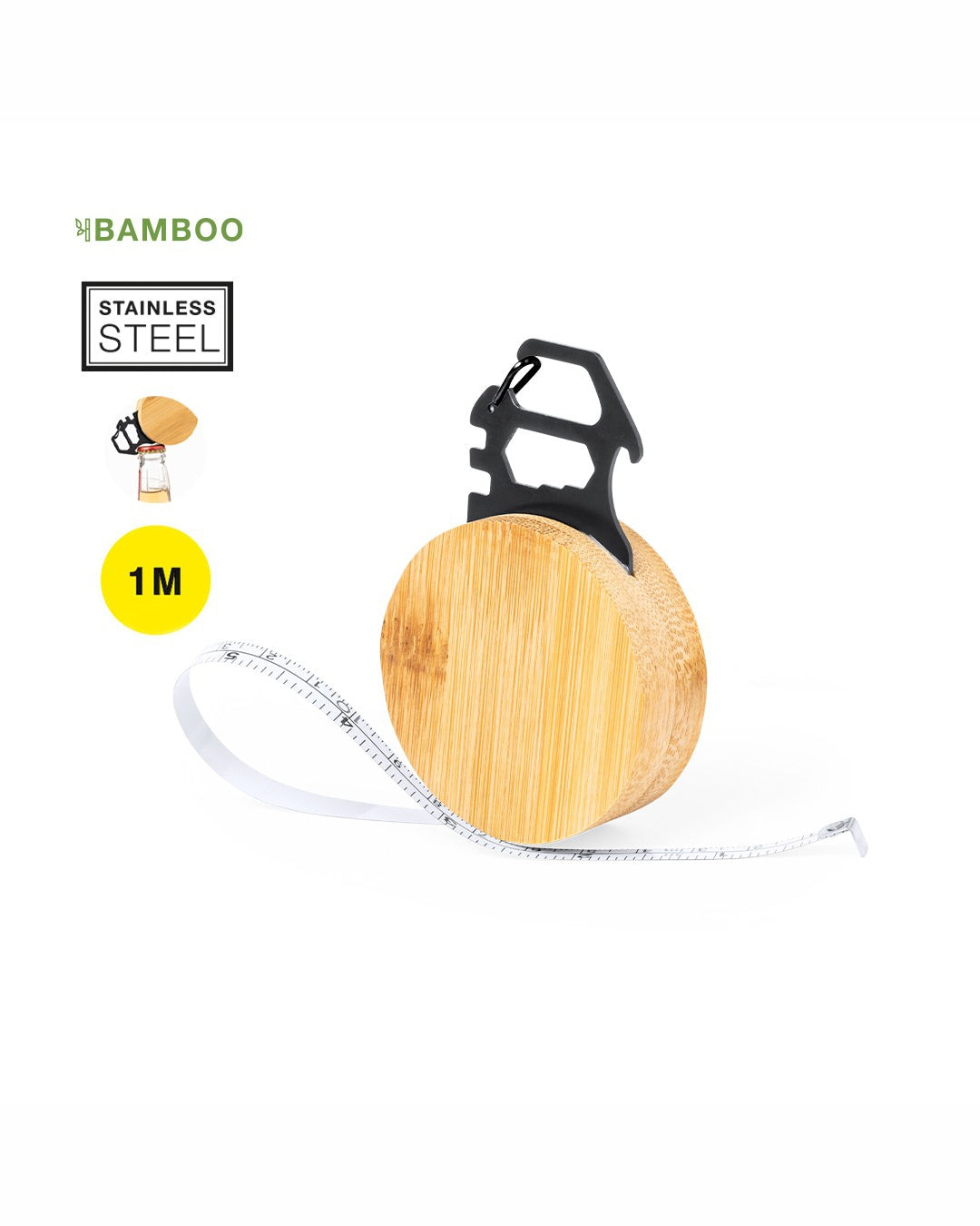 Flessometro 1 mt bambù multiutensile 31 20474