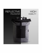 Zaino porta pc poliestere rifrangente con porta USB 06518