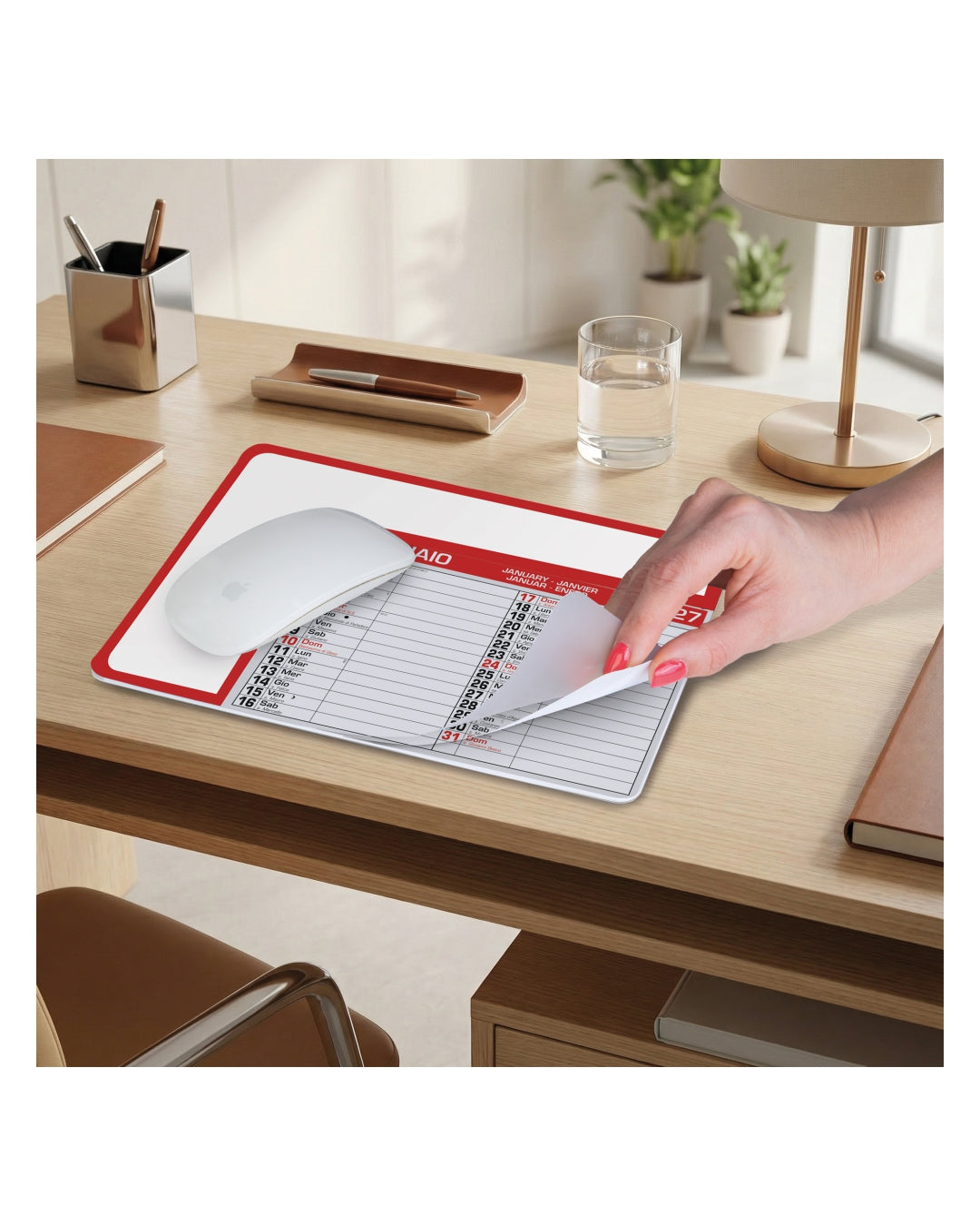 Calendario tappetino mouse 23x18 07556
