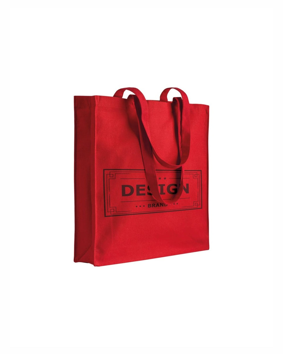 04137 Borsa cotone colorato 220gr con soffietto 38x42x8