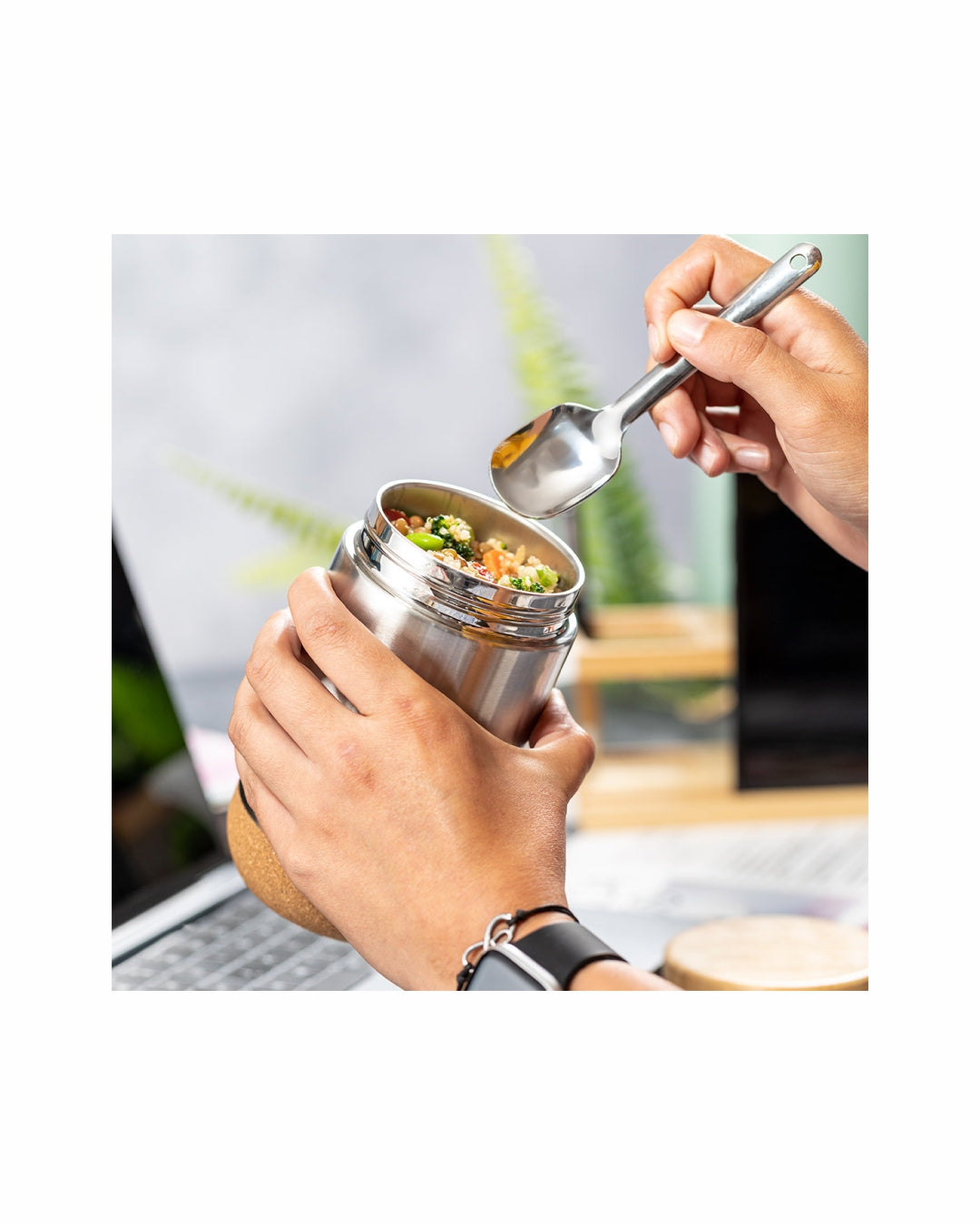 Porta pranzo acciaio inox 450 ml 31 1480