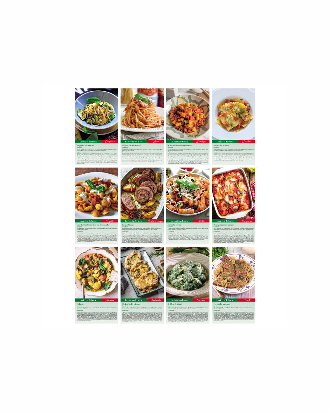 Calendario illustrato Gastronomia 07543