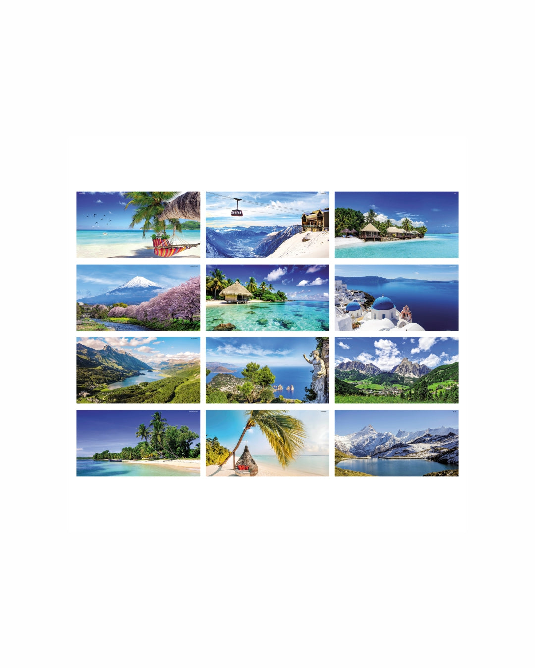 Calendario illustrato Mete da sogno 07531
