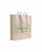 04137NT Borsa cotone naturale 220gr. con soffietto 38x42x8
