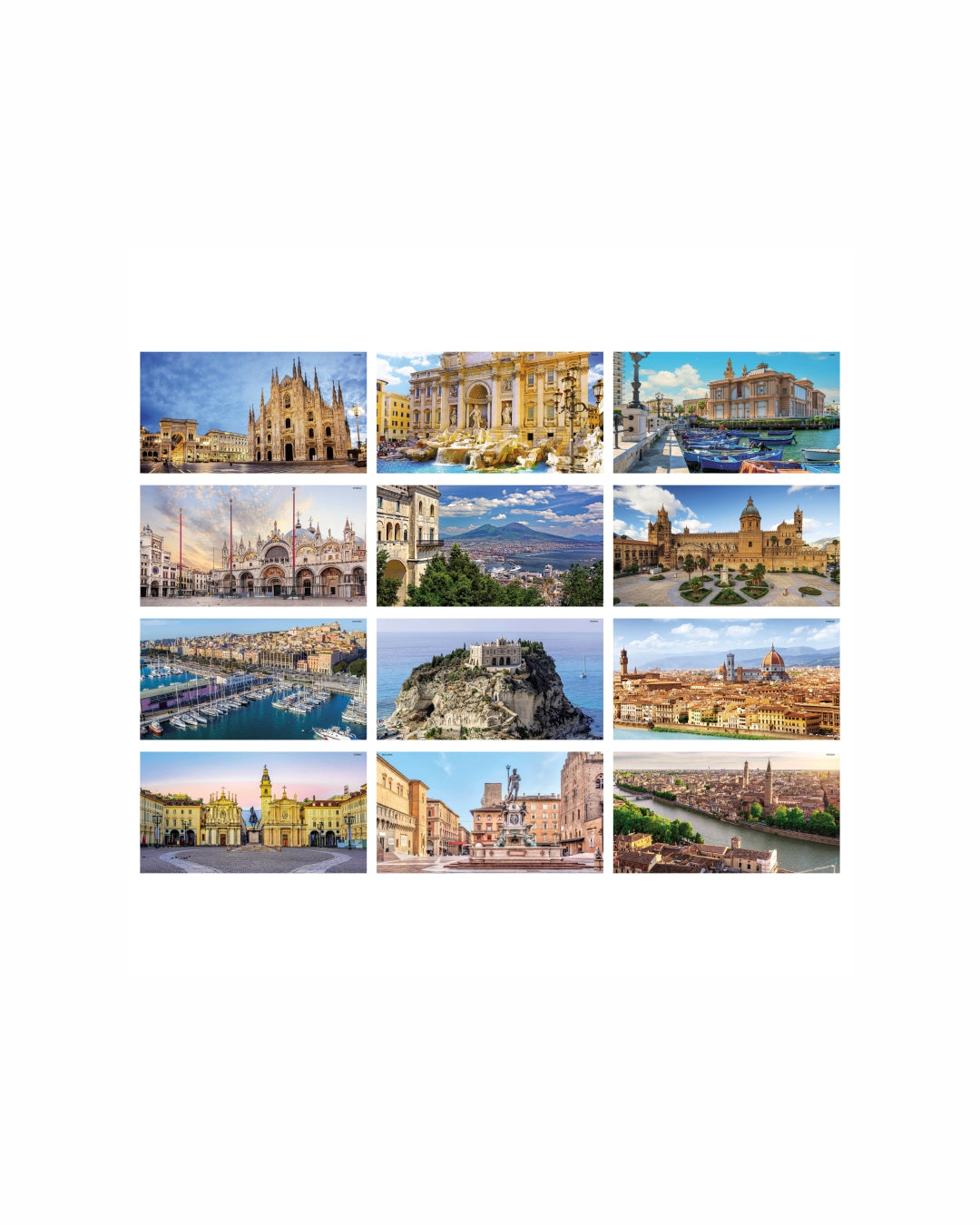 Calendario illustrato Città d'Italia 07534