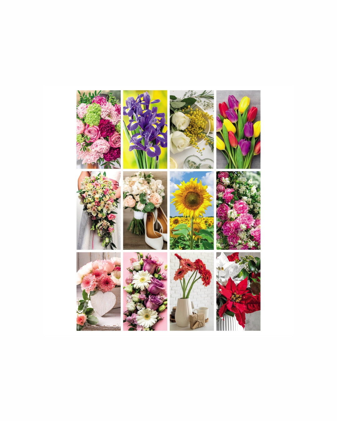 Calendario illustrato Fiori 07581