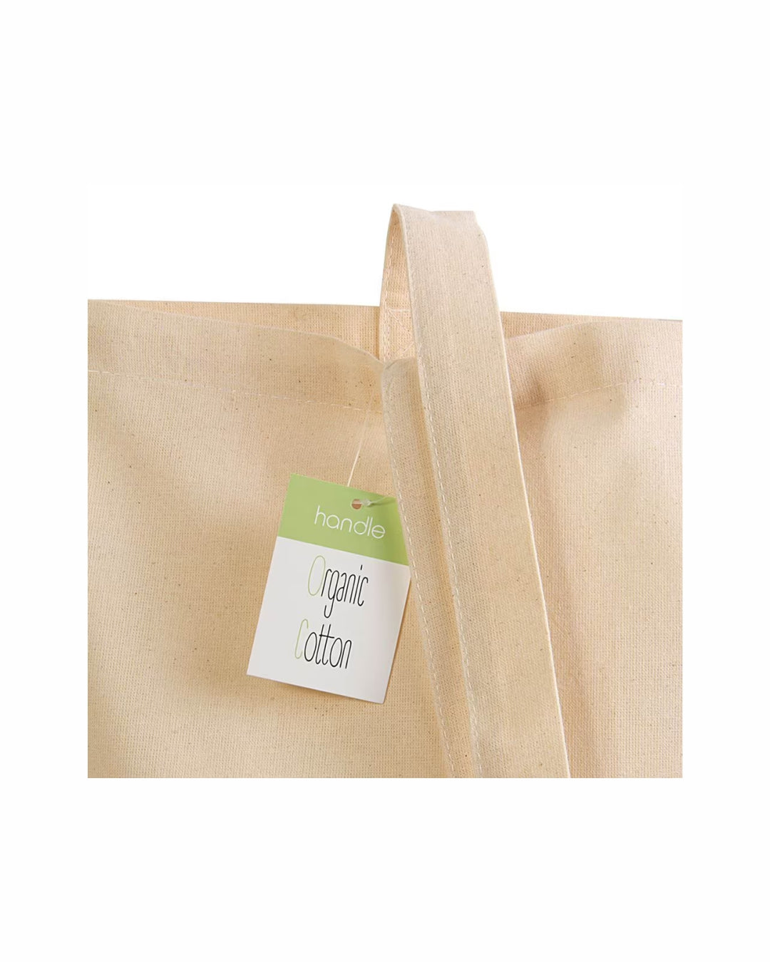 04147NT Shopper in cotone organico 140 gr, manici lunghi 38x42