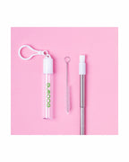 Cannuccia estensibile acciaio inox con pulitore 31 6306