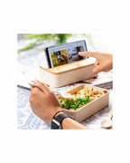 Set porta pranzo PP con posate e porta smartphone 1,4L 31 1479