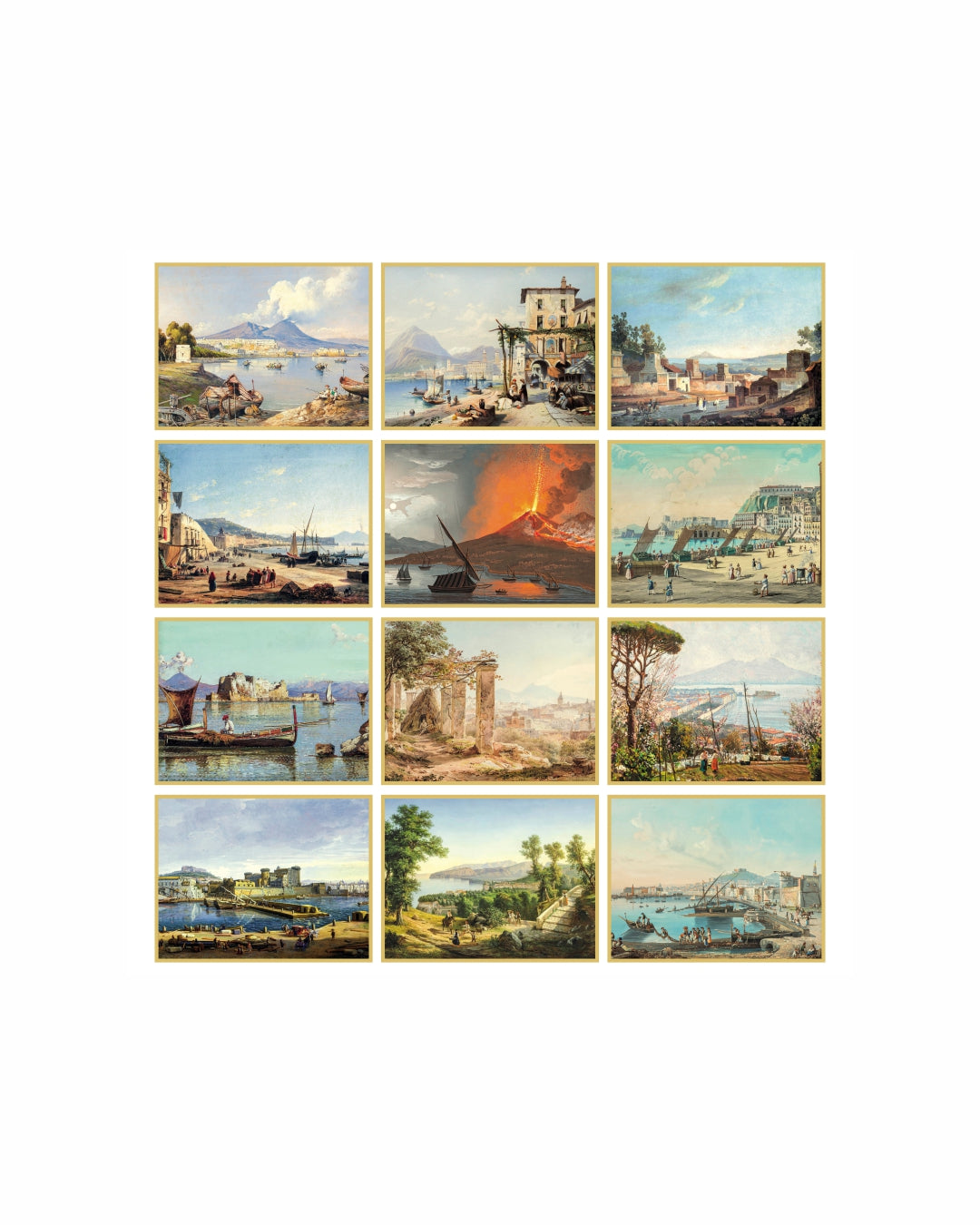 Calendario da tavolo illustrato Gouaches 07521