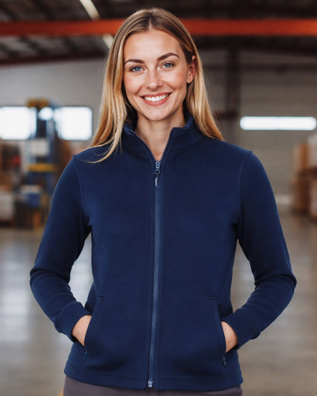 GLACE Giacca pile donna