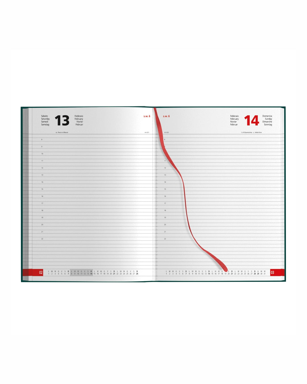 Agenda giornaliera MAXI 21x29,7 07062