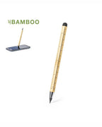 Matita eterna bambù con righello e gommino touch screen 00226