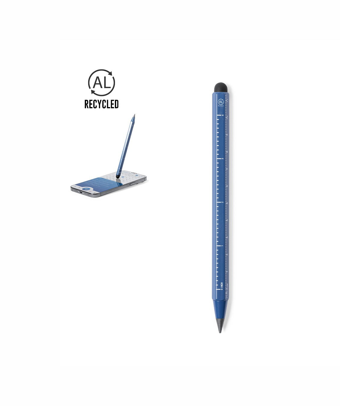 Matita eterna con righello e gommino touch 31 1680