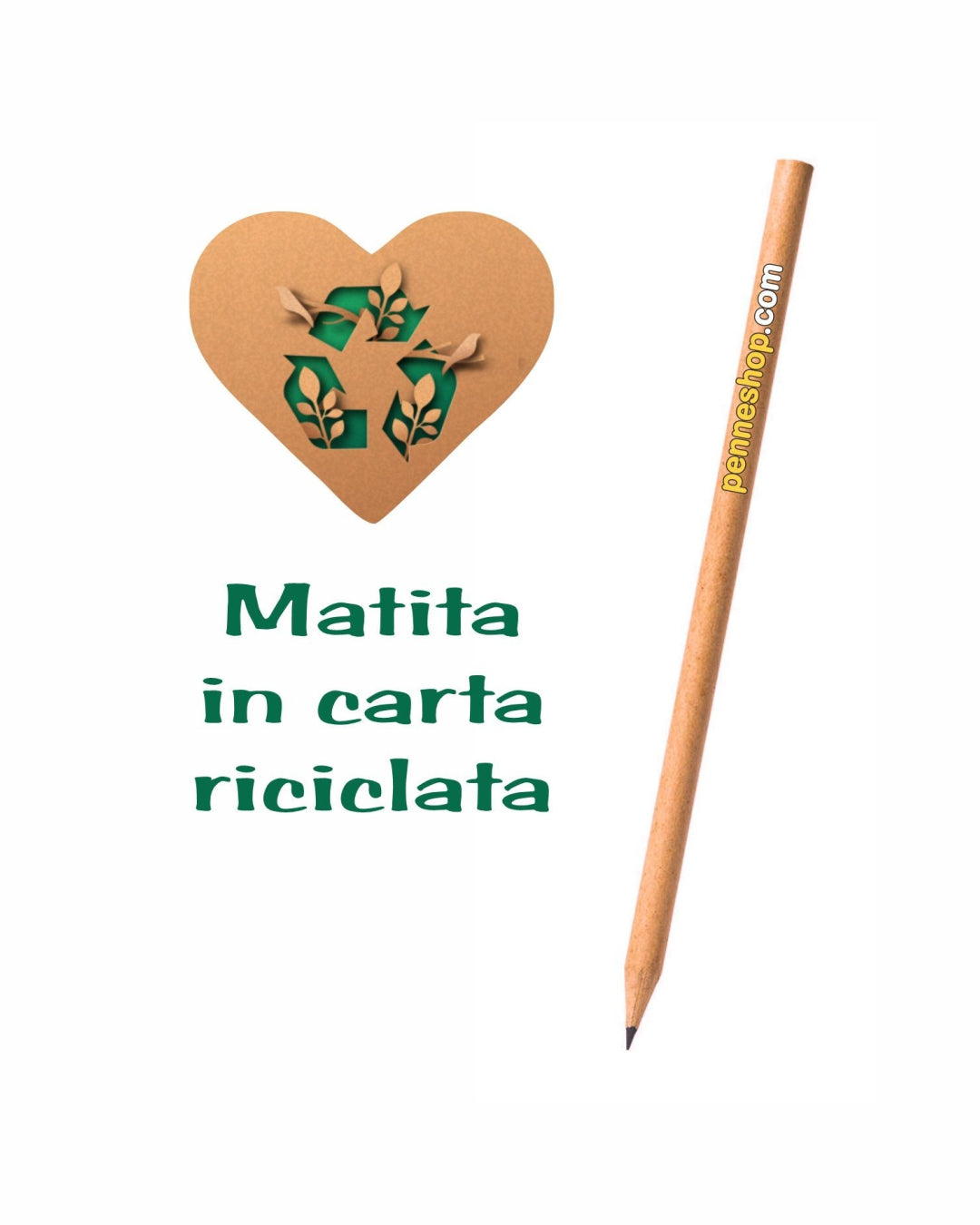 Matita in carta riciclata 00146