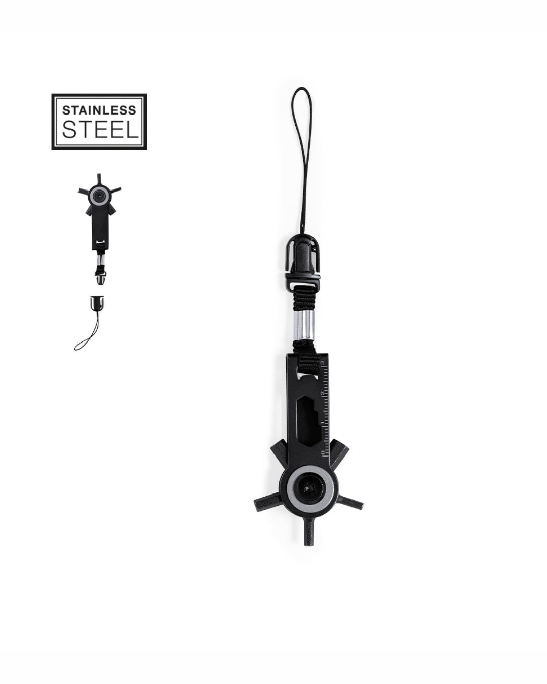 Multiutensile 10 funzioni acciaio inox 31 20482