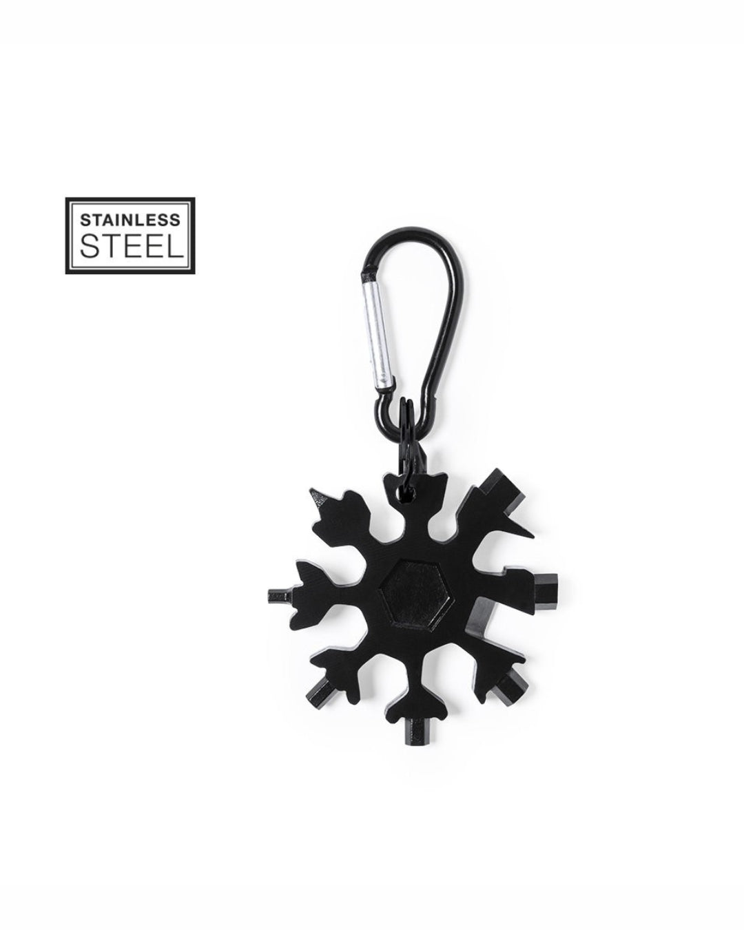 Multiutensile Fiocco di neve 17 funzioni acciaio inox 31 1591