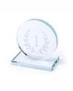 OWEN Targa trofeo circolare in vetro 31 5175