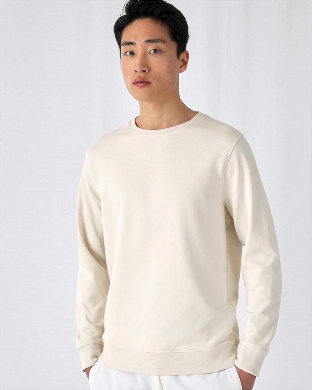 Organic Felpa French Terry girocollo CWU31B