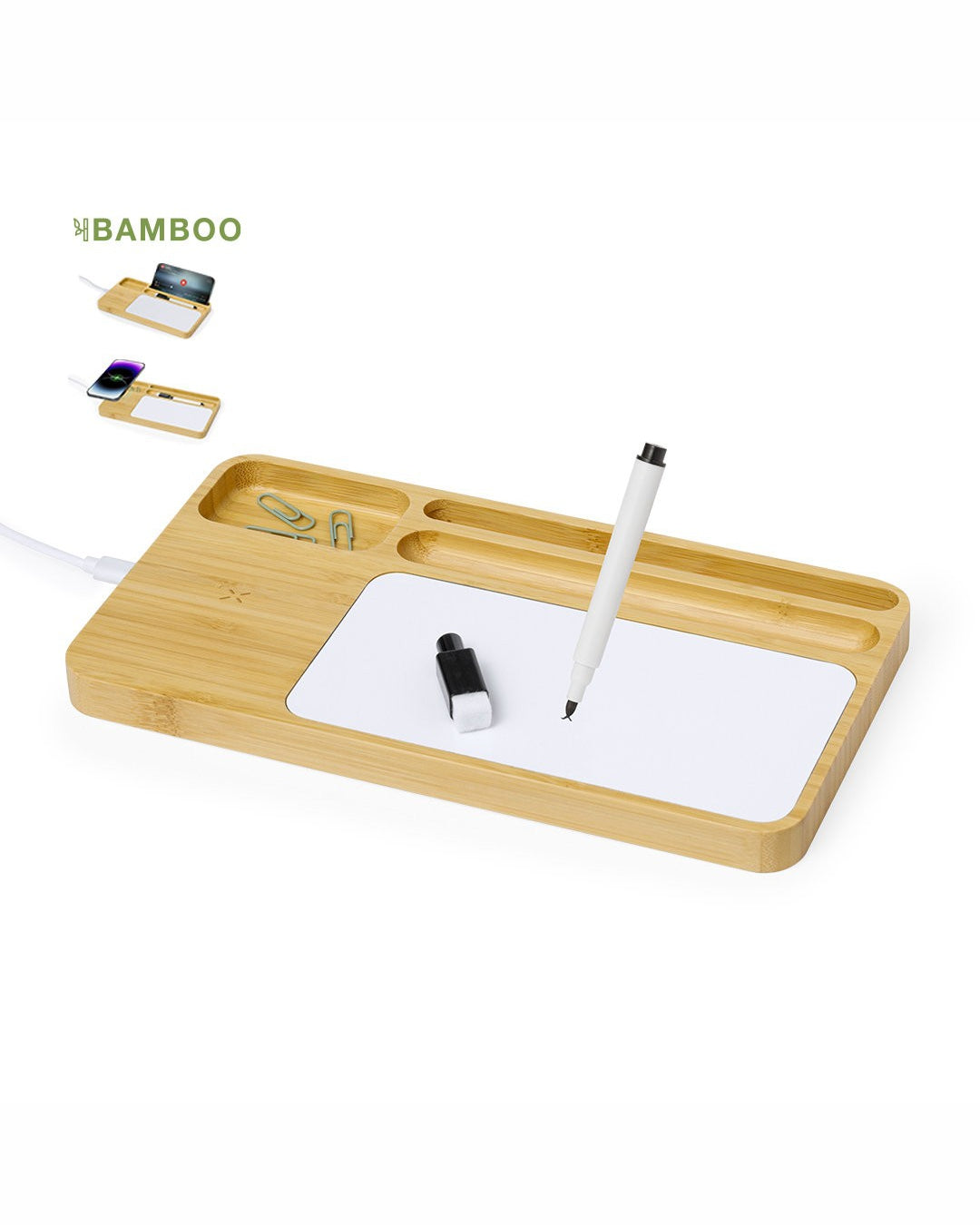 Organizzatore con caricatore wireless e lavagnetta 31 20843