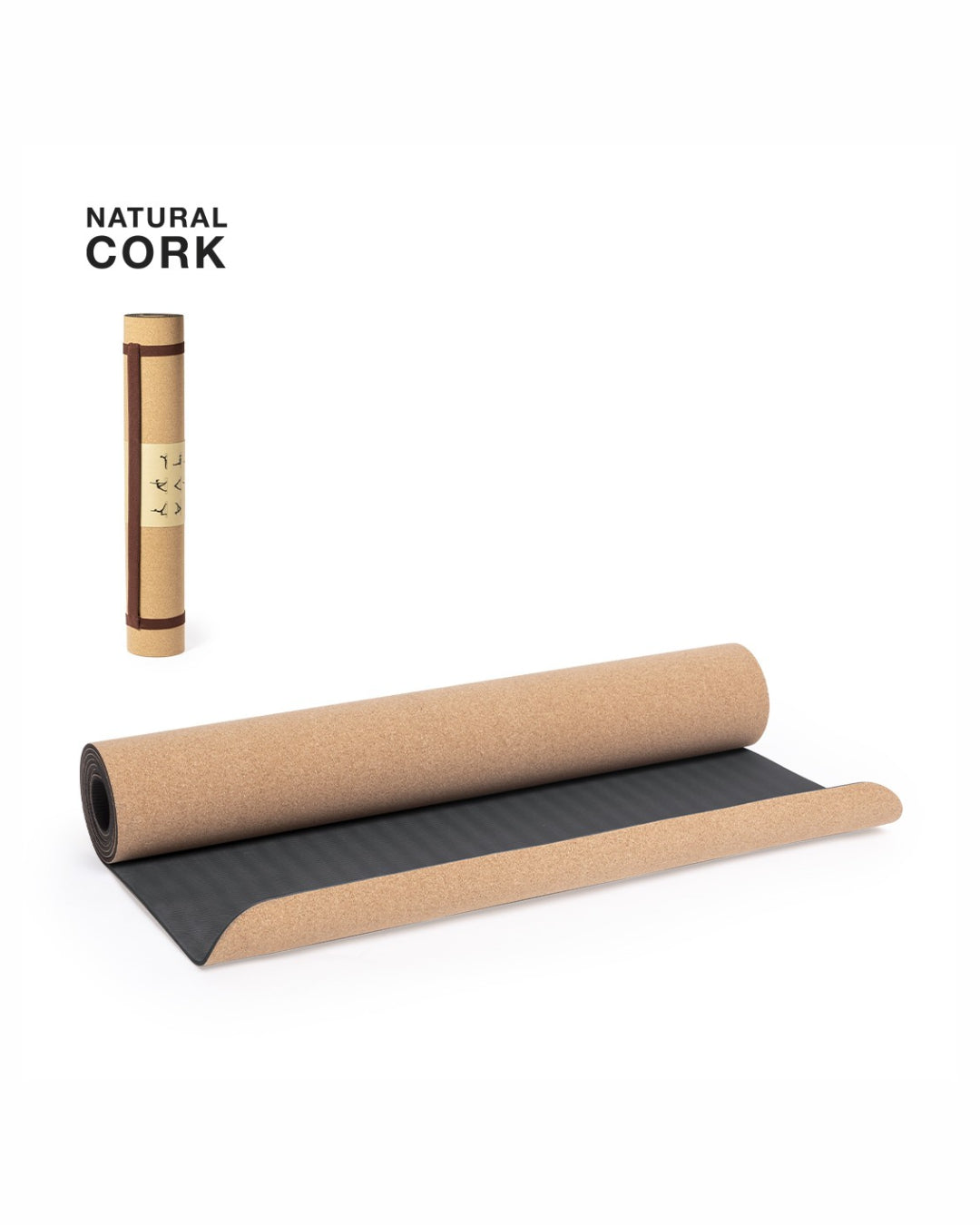 PADMA Tappetino per yoga in sughero 60x180 cm 31 1077