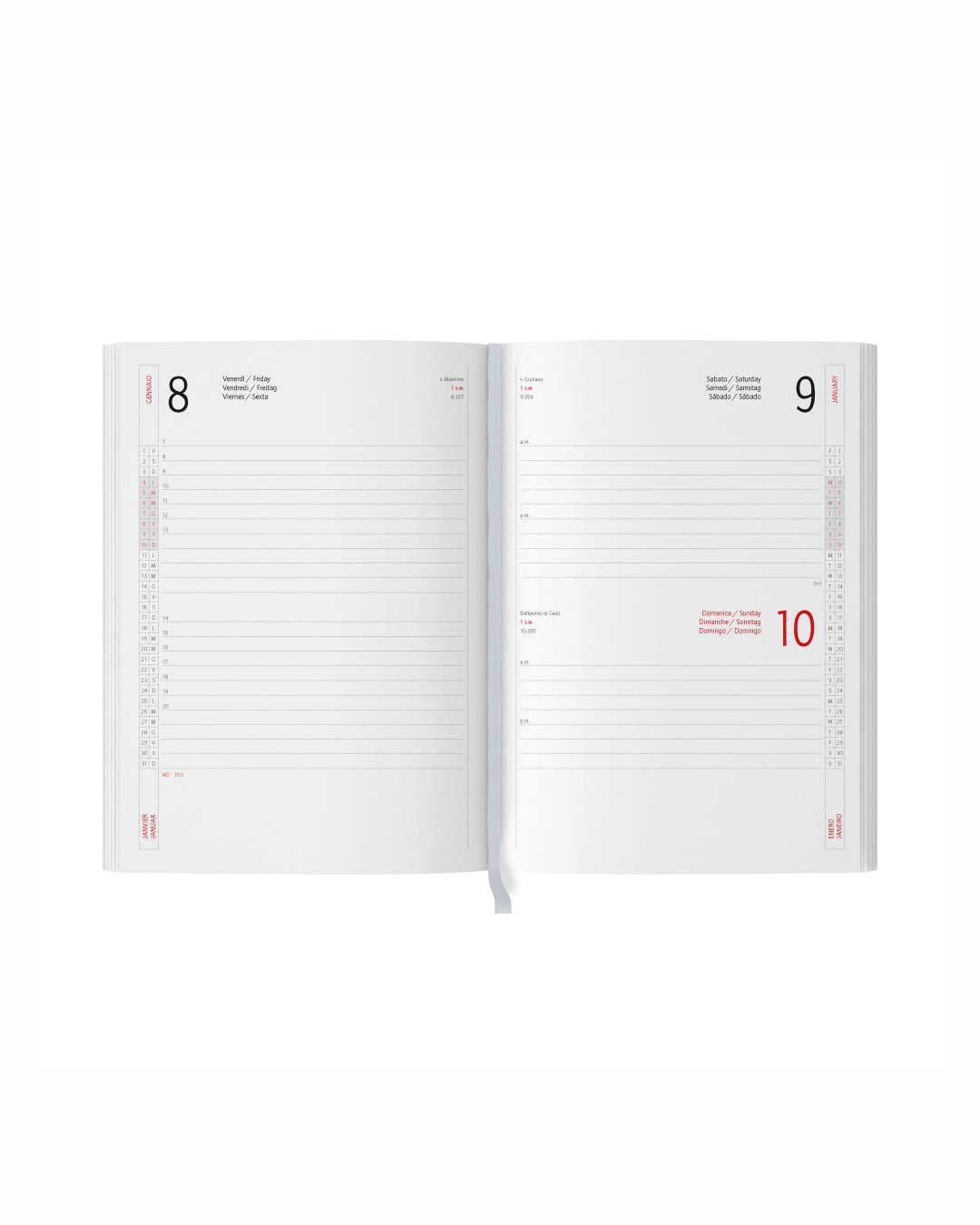 Agenda giornaliera flessibile in Tam 15x21 07050
