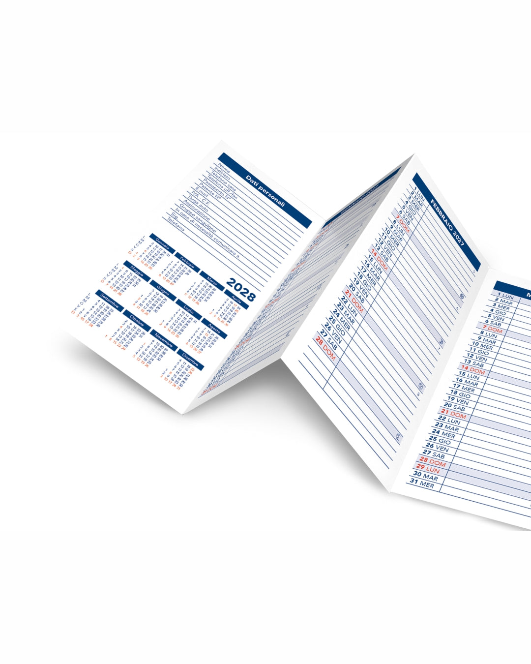 Calendario tascabile 7,5x14 07003