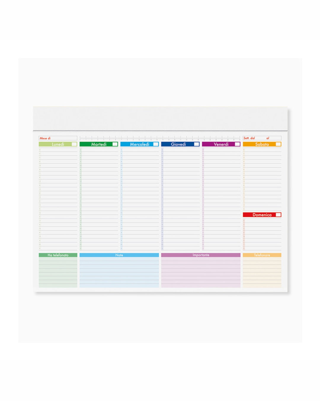 Planning Multicolor 43x31 07016
