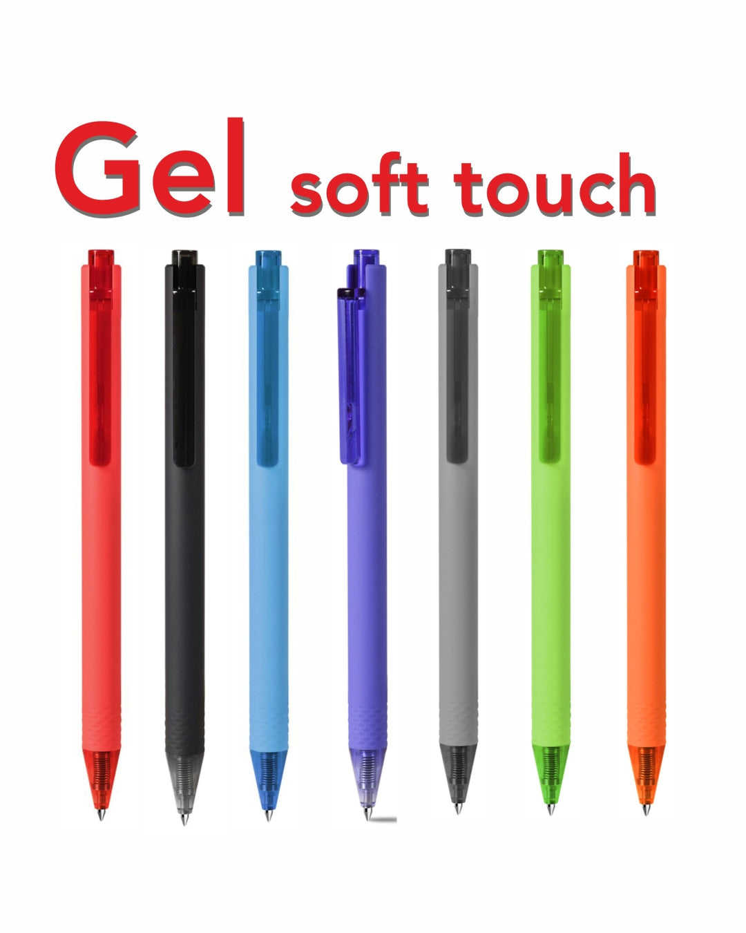 Penna Gel in plastica soft touch 00068