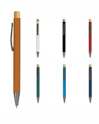 Penna a scatto in metallo gommato 00230