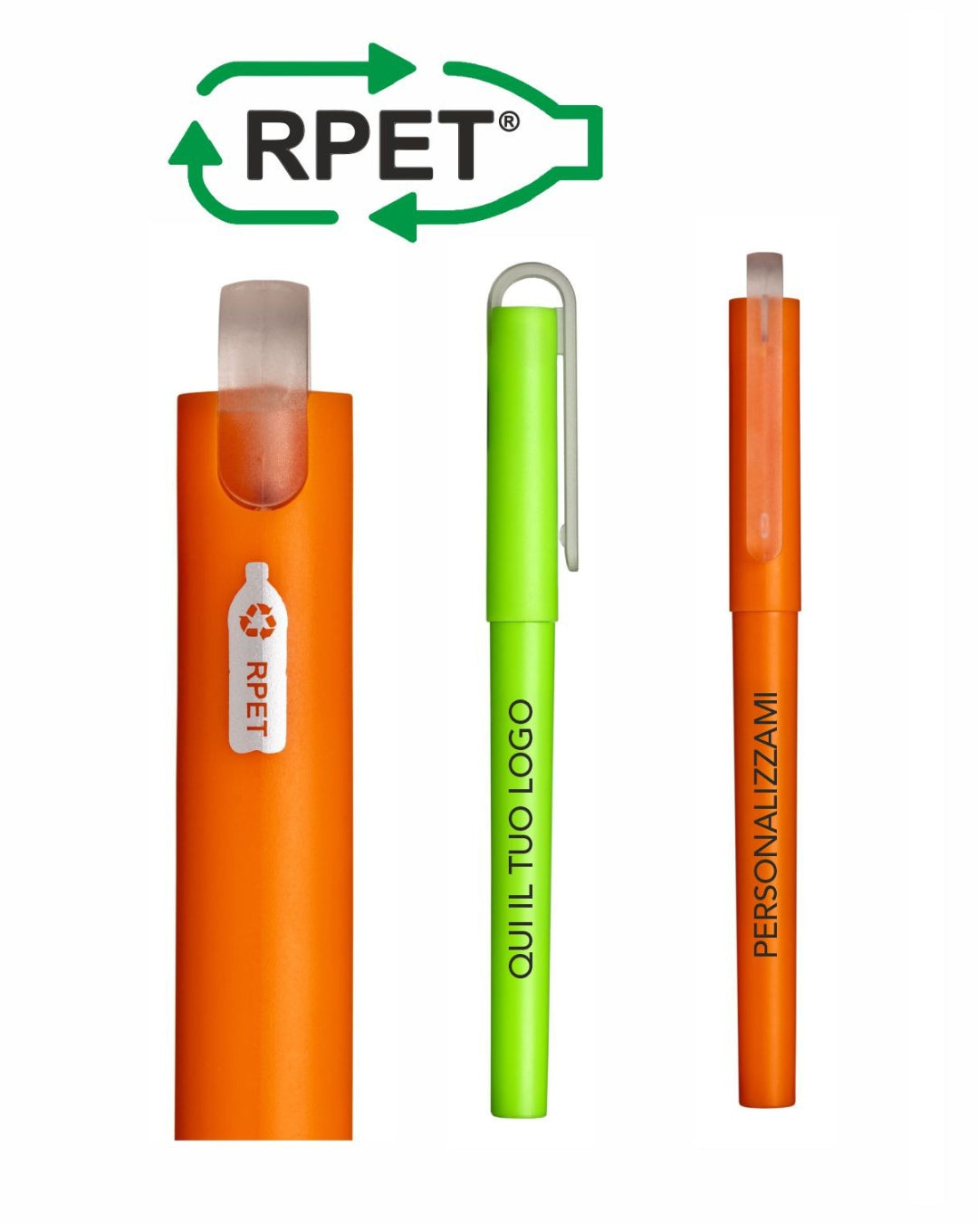 Penna a sfera Gel in R-pet Olga fluo 00094