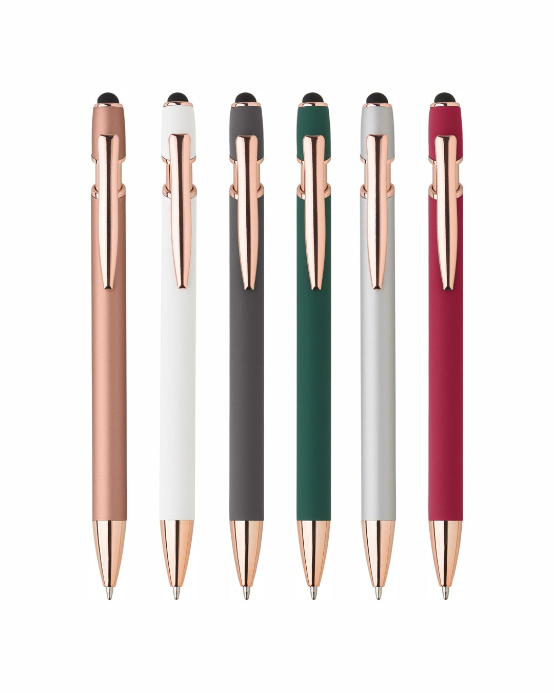 Penna a sfera gommata con touch 00108