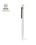 Penna biro in alluminio riciclato e bambù 00177