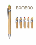 Penna in bambù con touch screen 00095