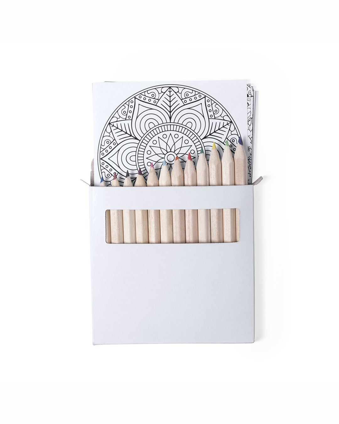 Set 12 matite colorate e 12 disegni mandala 00559
