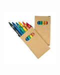 Set 6 pastelli a cera colorati 00524