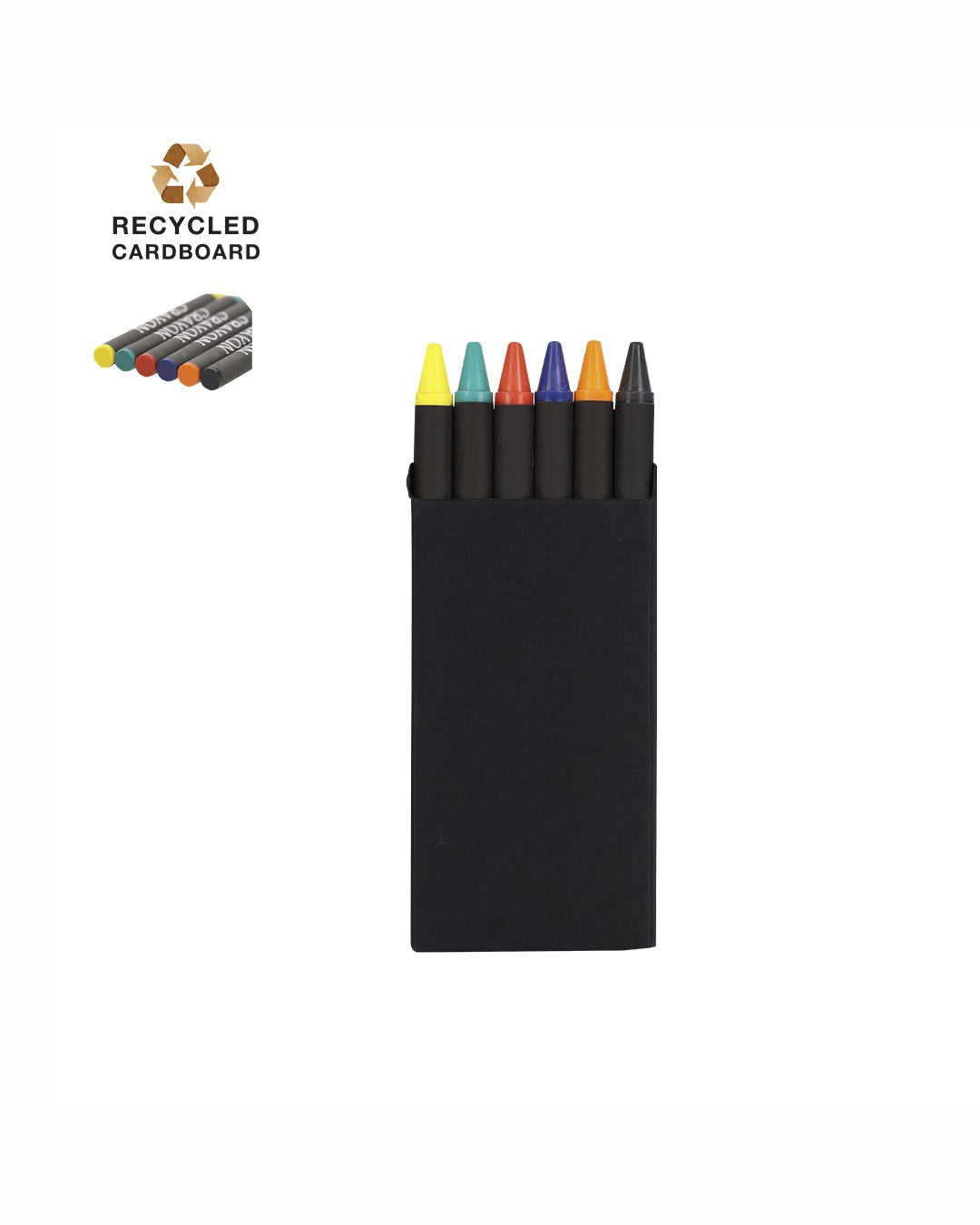 Set 6 pastelli a cera colorati 00558