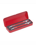 Set penna biro e matita meccanica in metallo 00214