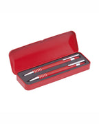 Set penna biro e matita meccanica in metallo 00214