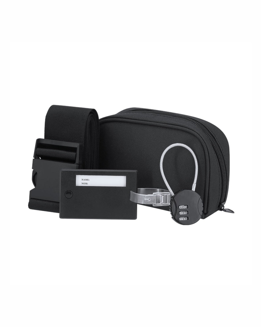 Set targhetta cinghia lucchetto con astuccio 31 21507