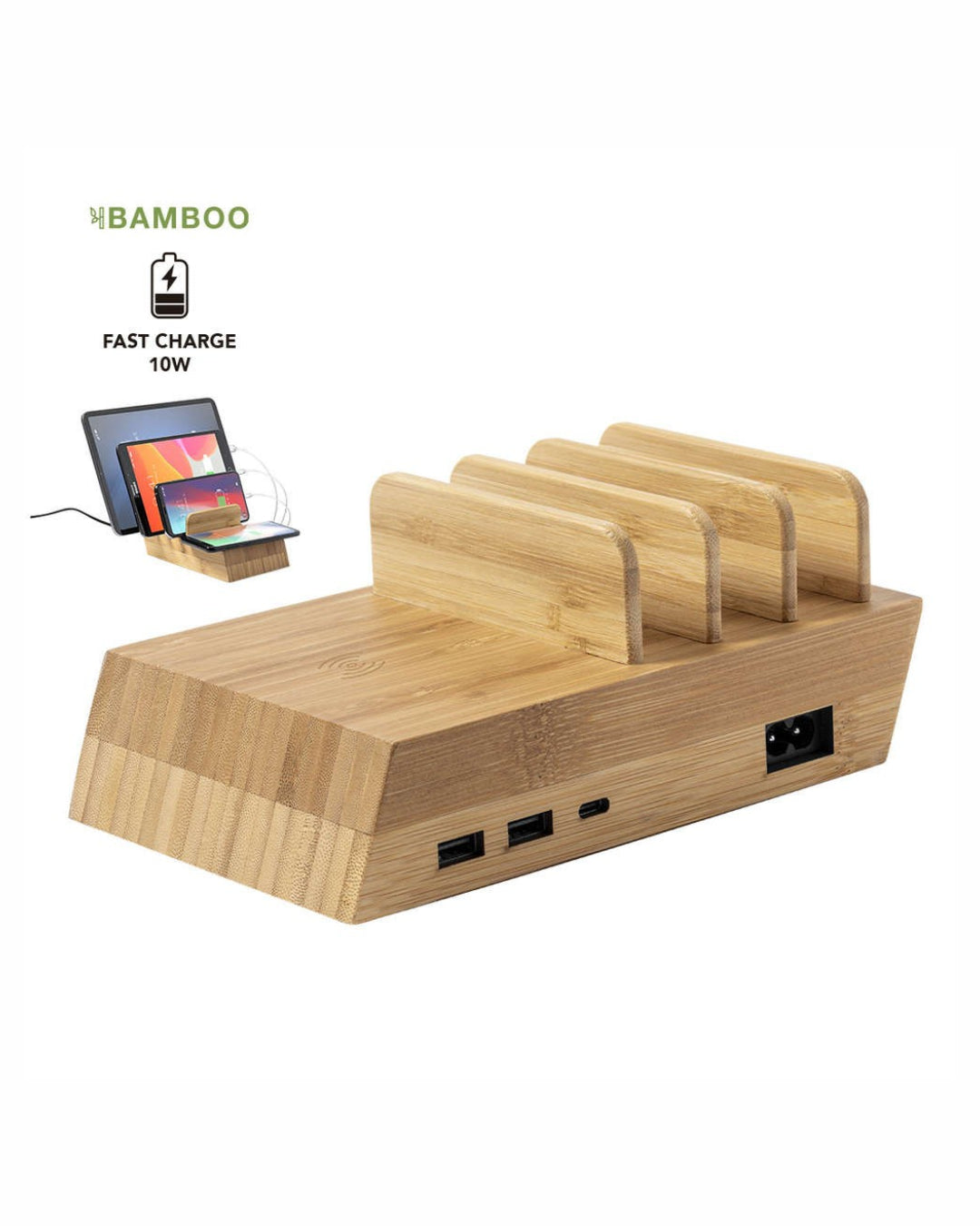 Stazione di ricarica wireless per 4 dispositivi 31 1209