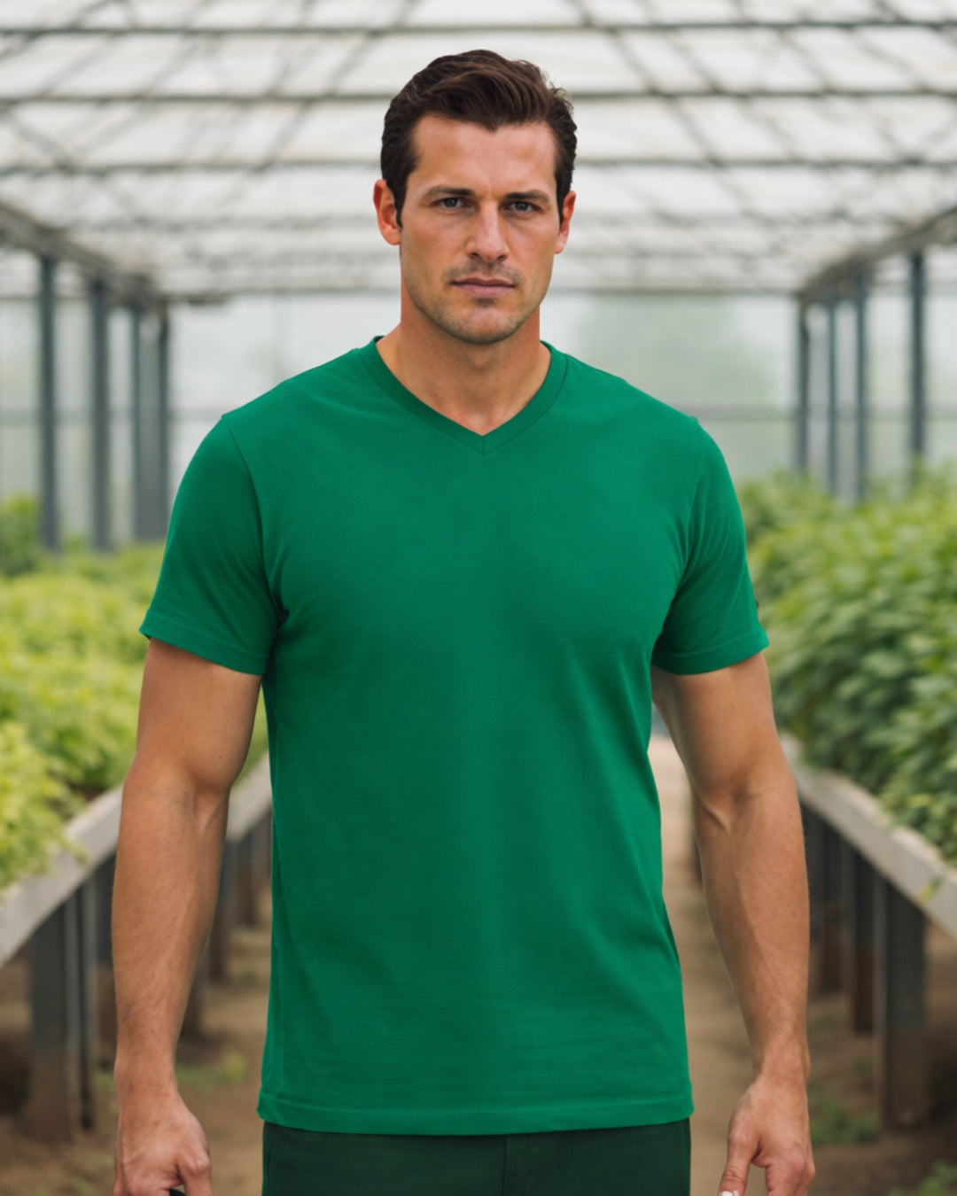 SUN T-Shirt scollo a V